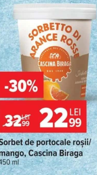 Sammontana Înghețată cu biscuiți și fistic 4 x 50 g