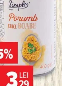 Simpl Porumb dulce boabe 400 g