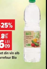 Oțet din vin alb Carrefour Bio 1 L