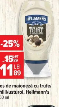 Hellmann's Sos de maioneză cu trufe/chilli/usturoi 250 ml