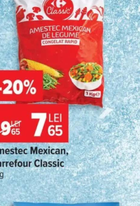 Felii de soia în crustă de fulgi de porumb Carrefour Classic 210 g