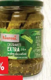 Râureni Castraveți extra 3-6 cm 360 g