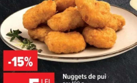 Nuggets de pui per 100 g
