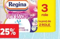 Regina Prosop hârtie ultra 3 role 3 straturi