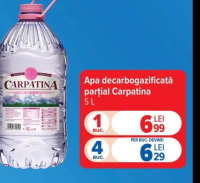 Carpatina Apa decarbogazificată parțial 5L