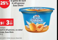 Zuzu Divin Iaurt în stil grecesc cu caise/cireșe 150 g