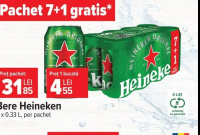 Bere Heineken Pachet 7+1 gratis 8 x 0.33 L