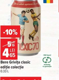 Bere Grivița clasic ediție colecție 0.33 L