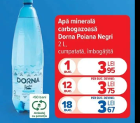 Dorna Poiana Negri Apă minerală carbogazoasă 2L