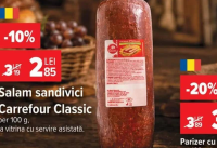 Carrefour Classic Crenvurști din carne de porc 250 g