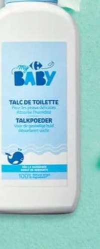 Carrefour Baby Pudră de talc 250 g
