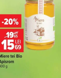 Miere tei Bio Apisrom 400 g