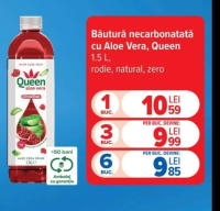 Queen Băutură necarbonatată cu Aloe Vera 1.5L