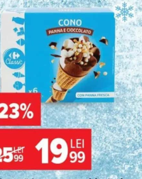 Carrefour Sensation Înghețată Sundae cu vanilie și caramel sărat 360 ml