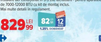 Talon instalare AC (cu kit) pentru aparate fără kit