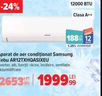 Samsung Cebu AR12TXHQASIXEU Aparat de aer condiționat 12000 BTU