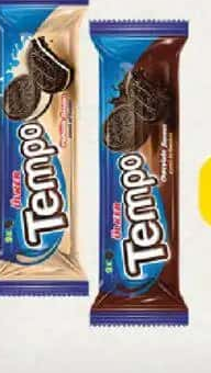 Ulker Tempo Biscuți cu cacao și cremă de vanilie / de ciocolată 61 g