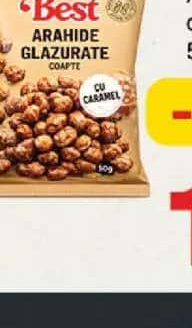 Best Arahide în coajă / cu caramel 50 g
