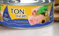 Navodul Plin Ton bucăți în ulei vegetal 160 g