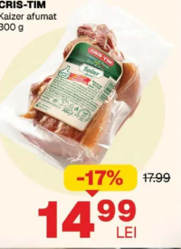 CRIS-TIM Kaizer afumat 300 g