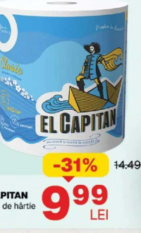 El Capitan Prosop de hârtie 100 m