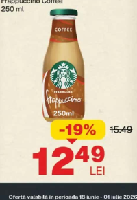 STARBUCKS Frappuccino Coffee 250 ml