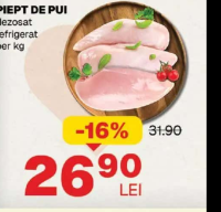 Piept de pui dezosat refrigerat per kg