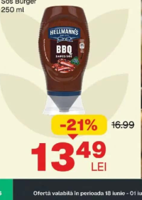 HELLMANN'S Sos Burger 250 ml