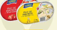 Losos Macrou file în sos tomat 175 g / în ulei 170 g