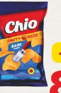 Chio Chips Party Paprika / Cașcaval / Sare / Smântână & Ceapă 170 g