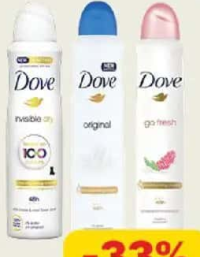Dove Deodorant spray Invisible Dry / Original / Pomegranate & Lemon 250 ml