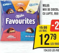 Milka Mix de ciocolată cu lapte Favourites 159g