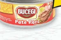 BUCEGI PATE DE PORC/PUI/INTENS DE PORC, 45% FICAT, 120G