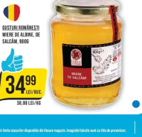 Gusturi Românești Miere de Albine de Salcâm 900g