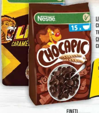 NESTLÉ LION, CEREALE CU CARAMEL ȘI CIOCOLATĂ, 450G / CEREALE TRIPLE CRUNCHY, 350G / CHOCAPIC, CEREAL