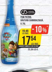 Paw Patrol Băutură carbogazoasă, 0.75l