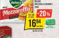 Delaco Mozzarella Gourmet, 350g