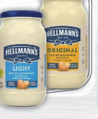 HELLMANN'S SOS DE MAIONEZĂ/LIGHT, 405ML
