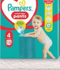 Pampers Pants Scutece Chiloţei Bebeluşi Mărimea 4 9-15 kg 25 buc.