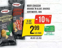 Mogyi Crasssh! Arahide în aluat, diverse sortimente, 60g