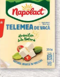 Napolact Telemea cu gust domol, din lapte de vacă, 350g