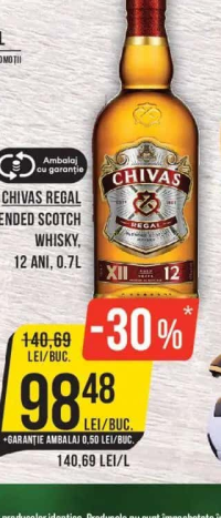 Chivas Regal Blended Scotch Whisky 12 ani 0.7L