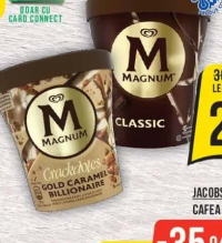 Magnum Pints înghețată, diverse sortimente, 297g-311g