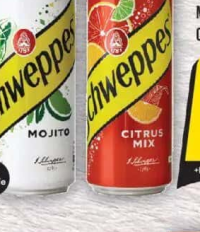 Schweppes Băutură Carbogazoasă Mojito / Citrus Mix / cu aromă de fructe de pădure 0.33L