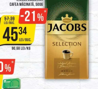 Jacobs Selection Cafea măcinată, 500g