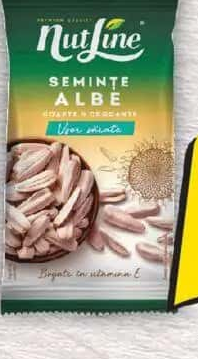 Nutline Semințe Albe, ușor sărate/extra sărate, 100g