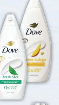 Dove Gel de duș fresh care/creamy indulge/gentle pamper 720ml