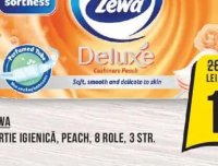 Zewa Deluxe Hârtie igienică Peach 8 Role 3 Str.