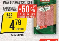 CRIS-TIM SALAM DE VARĂ USCAT, 100G