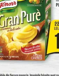 KNORR PIURE DE CARTOFI, 225G